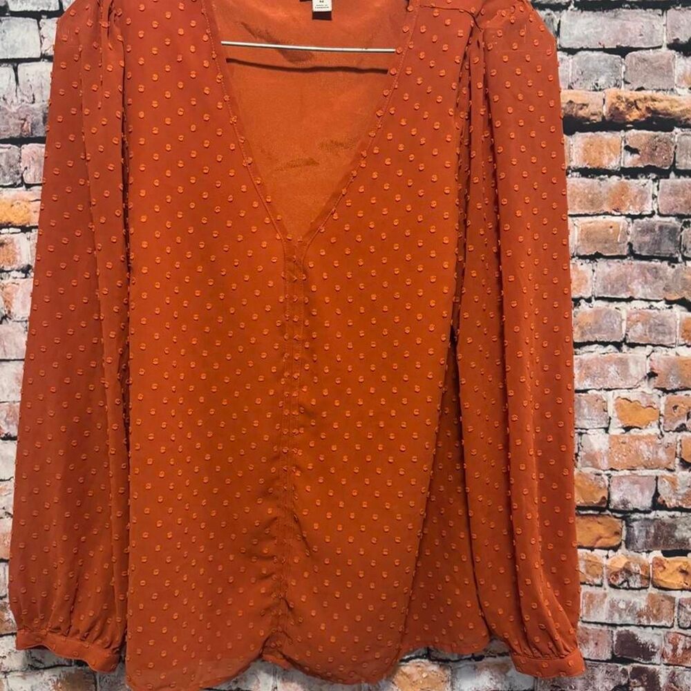 Jcrew Women's Orange Blouse